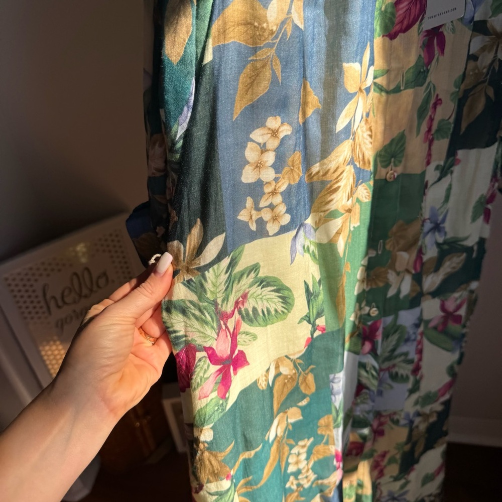 NWT Tommy Bahama Hightide Midi Shirt Dress Sz M - Picture 12 of 16